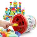 Miniatyrbild 1 av 2: 100 barnleksaker för 3-6 år gamla pojkar och flickor, 1-2 år gamla bebisar, tidig utbildningsmontering, 7-10 år gammalt massivt trä