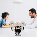 Miniatyrbillede 4 af 5: Dekorativ Toiletpapirholder - Fritstående Badeværelsespapir Opbevaring Sort Rulle Papir Opbevaring S