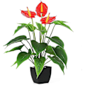 Miniatyrbild 1 av 4: Konstgjorda Växter Blommor, Real Touch Falsk Calla Lily Växt Grönska Buskar Sidenblomma för Bröllop Brudbukett Inomhus Utomhus Hem Kökskontor