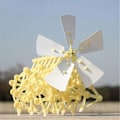 Miniatyrbild 2 av 5: Mini Strandbeest Modellkit (Vindkraft DIY-Beast), Intressant och Presenter för Födelsedag Semester