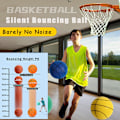 Miniatyrbilde 3 av 4: Handleshh Silent Basketball - Høy kvalitet, lydløs myk skumkule, trenings- og konkurranseutstyr Oransje 18cm