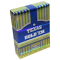 Miniatyrbilde 2 av 4: Nye holdbare, vaskbare, tykkere laser Texas Hold'em blå spillekort
