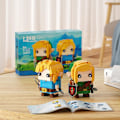 Pikkukuva 4 / 5: Link Rakennussarja, Link Toimintahahmot Pitävät Master Sword ja Hylian Shield, Lahjat Faneille Lapsille Aikuisten (334 Palasta)