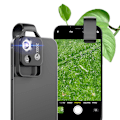 Miniatyrbillede 4 af 5: Nanozoom 200x Forstørrelseszoom, Nanozoom Højteknologisk Klips-på-Linse, Nano Zoom 200x til iPhone, Nanozoom Mobiltelefonlinse
