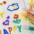 Pikkukuva 2 / 4: 12 kpl Magic Puffy 3D -taidekyniä - Muste pullistuu kuin popcornia - Käytä vain hiustenkuivaajaa DIY-lahja
