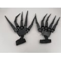 Miniatyrbild 2 av 5: Ett par ledade fingrar, 3D-printade ledade fingerförlängningar med flexibla leder - Skelett Händer