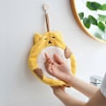 Miniatyrbillede 3 af 5: Tegneserie Mønster Håndklæder Bløde Og Hudvenlige Håndklæder Søde Håndklæder Til Børn Hængende Håndklæder Til Badeværelse, Køkken, Stue Og Værelse