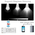 Miniatyrbillede 3 af 5: Smart ZigBee 3.0 Lysdæmper DIY Smart Home Modificeret Kontakt til Plus Alexa Fjernbetjening App