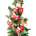 Miniatyrbilde 3 av 4: 12 Stykker Julepynt Henger, Juletre Ornament Dekorsett, Mini Juletre Dekorasjon, Gaver Henger Kompatibel Med DIY Deco