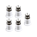 Miniatyrbild 2 av 5: 5-pack B22 till E27 Lampsockeladapter, Bajonett till Skruv, Adapterhållare för Lamplampa