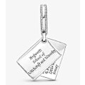 Miniatyrbillede 2 af 3: Ægte Pandora Harry Potter, Hogwarts, Brev Ale S925 Charm + Gaveæske
