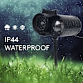 Miniatyrbild 3 av 5: Julprojektionslampa 12 Kaflin Lampa Dubbelrör Vattenvågslampa Snöstorm Snöflingelampa Halloween Projektor