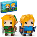 Pikkukuva 1 / 5: Link Rakennussarja, Link Toimintahahmot Pitävät Master Sword ja Hylian Shield, Lahjat Faneille Lapsille Aikuisten (334 Palasta)