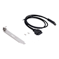 Pikkukuva 2 / 3: Sovitinjohto 19-nastainen USB 3.0 ulkoiseen USB Type-C -liitäntään 50 cm datansiirtokaapeli