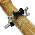 Miniatyrbillede 2 af 3: Metal Guitar Roll Capo - Rustfri Glidende Capo til Akustisk Elektrisk Guitar, 1 Stykke, Sort