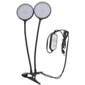30W LED-växtlampa med dubbla huvuden, USB-driven, fullspektrum soltyp, med klämma.