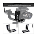 Miniatyrbilde 1 av 5: For Slr Vertikal Rask Monteringsplate Weebill S Mini Bi S Ruying Rsc2 Rs2 Stabilisator L-formet Montering