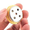 Miniatyrbild 2 av 5: 2-pack 36mm mini självlysande hygrometer mekanisk pekare automatisk avkänning cigarrlåda gitarr universal hygrometer TH321