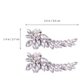 Miniatyrbilde 2 av 2: 1 Par Avtakbare Bryllupssko Ornamenter Delikate Perle Rhinestone Sko Spenner