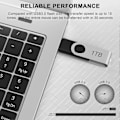 Miniatyrbillede 4 af 5: USB 3.0 Flashdrev 64GB Op til 1TB, Ultra-Hurtig Flash Stick 1000GB Kompatibel med Computer/Laptop, Bærbar
