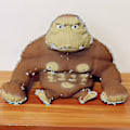 Miniatyrbild 4 av 5: Stor jättelik svampig mjuk fidget-apa antistressleksak mjuk rolig presentleksak