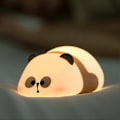Miniatyrbillede 1 af 5: Panda Natlampe Børn, 3 Tilstande Sød Natlampe Baby Squishy Lampe Med Timer, USB LED Dæmpbar Natlampe Til Soveværelse