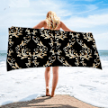 Miniatyrbild 5 av 5: Lyxiga Mikrofiber Strandhanddukar i Europeisk Design för Män Kvinnor Hem/Hotell Badhanddukar Strandhandduk