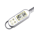Miniatyrbild 3 av 4: Inomhus handhållen torr- och våttermometer för växthusuppfödning, digital termometer hygrometer för temperatur och luftfuktighet