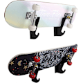Miniatyrbillede 2 af 5: Wanlian skateboard vægmontering, skateboard vægmontering krog, longboard, skateboard, snowboard vægmontering