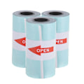 Miniatyrbillede 1 af 5: 3 Ruller 57*30mm Printbare Sticker Papir Rulle Direkte Termisk Papir Med Selvklæbende Til A6 Lomme Termisk / Paperang P1/p2 Mini Fotoprinter