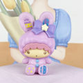 Miniatyrbillede 4 af 5: 6 siddende actionfigurer, gashapon-dukker, modelpynt