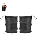 Pikkukuva 1 / 5: 2 kpl Taittuva Auton Roskakori Kannettava Mini Auton Roskakori 16*16*20cm Oxford