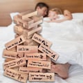 Miniatyrbild 3 av 4: Block Tower Jenga Spel för Par - Staplingslek för Vuxna