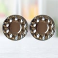 Miniatyrbillede 2 af 2: 2 stk. 10 hullers aluminium akvarel blandebakker kunst maling tegnebakke maleri farvemixer