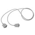Miniatyrbild 3 av 5: VGA DB15 Han till RS232 DB9 Han Adapterkabel / Video Graphic Förlängningskabel (Vit, 1.4M)