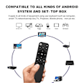 Miniatyrbilde 5 av 5: Bluetooth 5.2 Fjernkontroll Luftmus for Smart TV-boks Telefon Datamaskin PC Projektor osv. BT5.2 Fjernkontroll