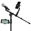 Miniatyrbilde 4 av 5: Gitartelefonholder for mikrofonstativ, notestativtelefonholder - 360° roterende mikrofontelefonstativ