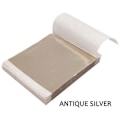 Miniatyrbillede 5 af 5: 100 stk. Kunsthåndværk Design Papir Forgyldning Imitation Guld Sølv Kobber Folie Papirer DIY Håndværk Fest Dekoration