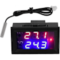 Miniatyrbild 1 av 5: DC 12V Digital Termostat All Purpose Digital Temperaturregulator med Sensor, Temperaturmätområde: - 50  ~ 110