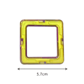 Miniatyrbilde 2 av 5: 40-delt magnetiske leker - Flerfargede byggemagneter