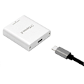 Miniatyrbild 4 av 5: Ph862 CFexpress CFe Kortläsare + Typ-C till Typ-C Kabel USB3.1 Gen 2 10gbps Hög Hastighet Laptop Kortläsare