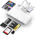 Miniatyrbild 3 av 5: 5-i-1 Minneskortläsare Typ C USB A till SD/TF//MS/XD USB OTG Adapter, Multi Minneskortläsare