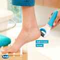 Miniatyrbillede 5 af 5: Scholl Velvet Smooth Roll Professionel Elektrisk Fodpleje Rulle til Tør Hud Blå, 1 (Pakke med 1)