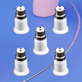 Miniatyrbild 3 av 5: 5-pack B22 till E27 Lampsockeladapter, Bajonett till Skruv, Adapterhållare för Lamplampa