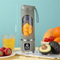 Miniatyrbillede 3 af 5: USB Genopladelig Bærbar Blender 8 Blade Mini Isknuser med Digitalt Display 3 Modes Bærbar Bl