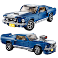 Miniatyrbild 4 av 5: 86201 små partikelbyggklossleksaker för pojkar av Futet Mustang GT racing mekanisk grupp