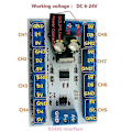 Miniatyrbild 4 av 5: 8-kanals DS18B20 RS485 Modbus RTU Temperaturstyrningssensor Fjärrdigitalmodul R4DCB08