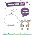 Miniatyrbild 3 av 5: Disney Lilo & Stitch Halsband - 16\" + 2\" Stitch Hänge Smycke - Stitch Smycke