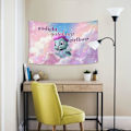 Pikkukuva 4 / 5: Heytea Gaslight Gatekeep Girlboss Hauska Tapetti Meme-Tapetti Seinävaate Posterilippu Sopii Yliopiston Majoitustilojen Koristeluun 3.2x4.9ft