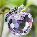 Miniatyrbillede 2 af 5: Krystalæble Papirvægt Kunstglas Frugt Samleobjekter Gave Til Valentinsdag Gave Hjem Bryllup Dekoration Ornament